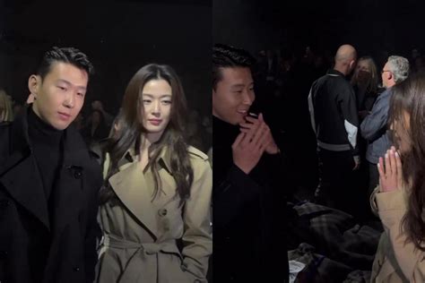 jun ji hyun burberry 2023|Watch: Jun Ji Hyun And Son Heung Min Pose Together At .